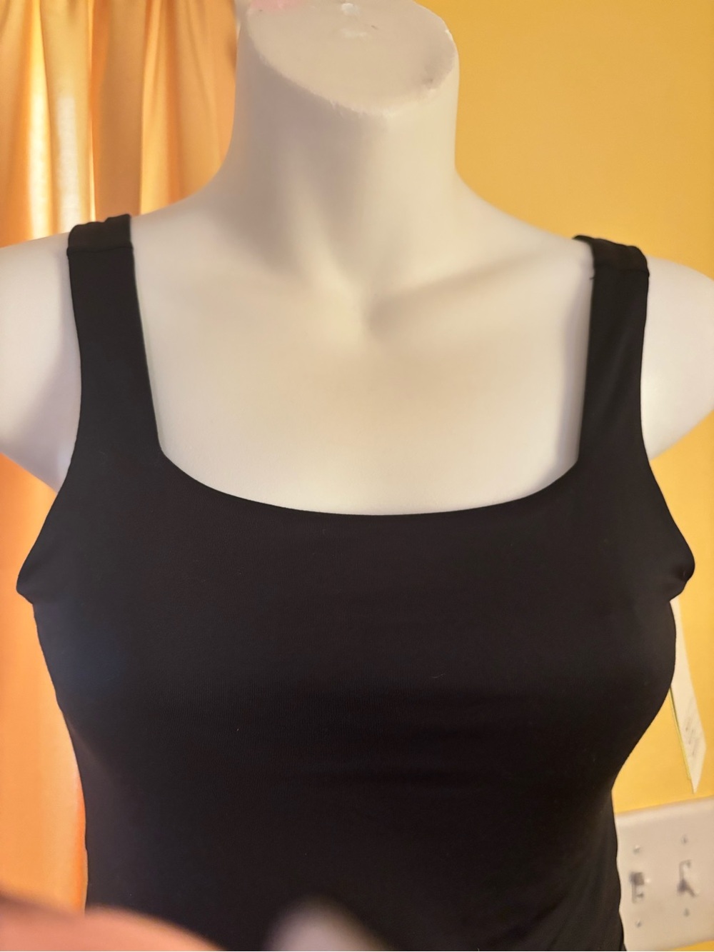 all in motion Black Square-Neck Sleeveless Mini Dress - Picture 4 of 7